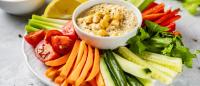 veggies and hummus
